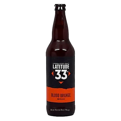 Latitude 33 Blood Orange IPA (22 OZ BTL