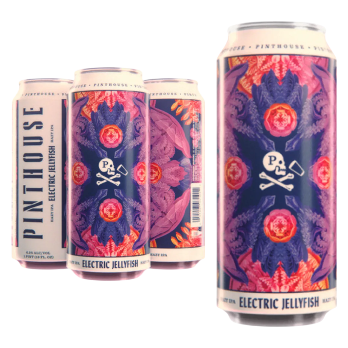 Pinthouse Electric Jellyfish IPA 4pk 16oz Can 6.5% ABV