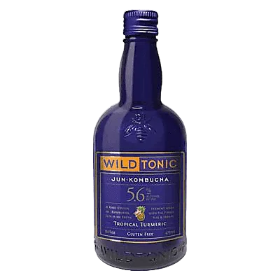 Wild Tonic Tropical Turmeric Kombucha Single 16oz Bottle