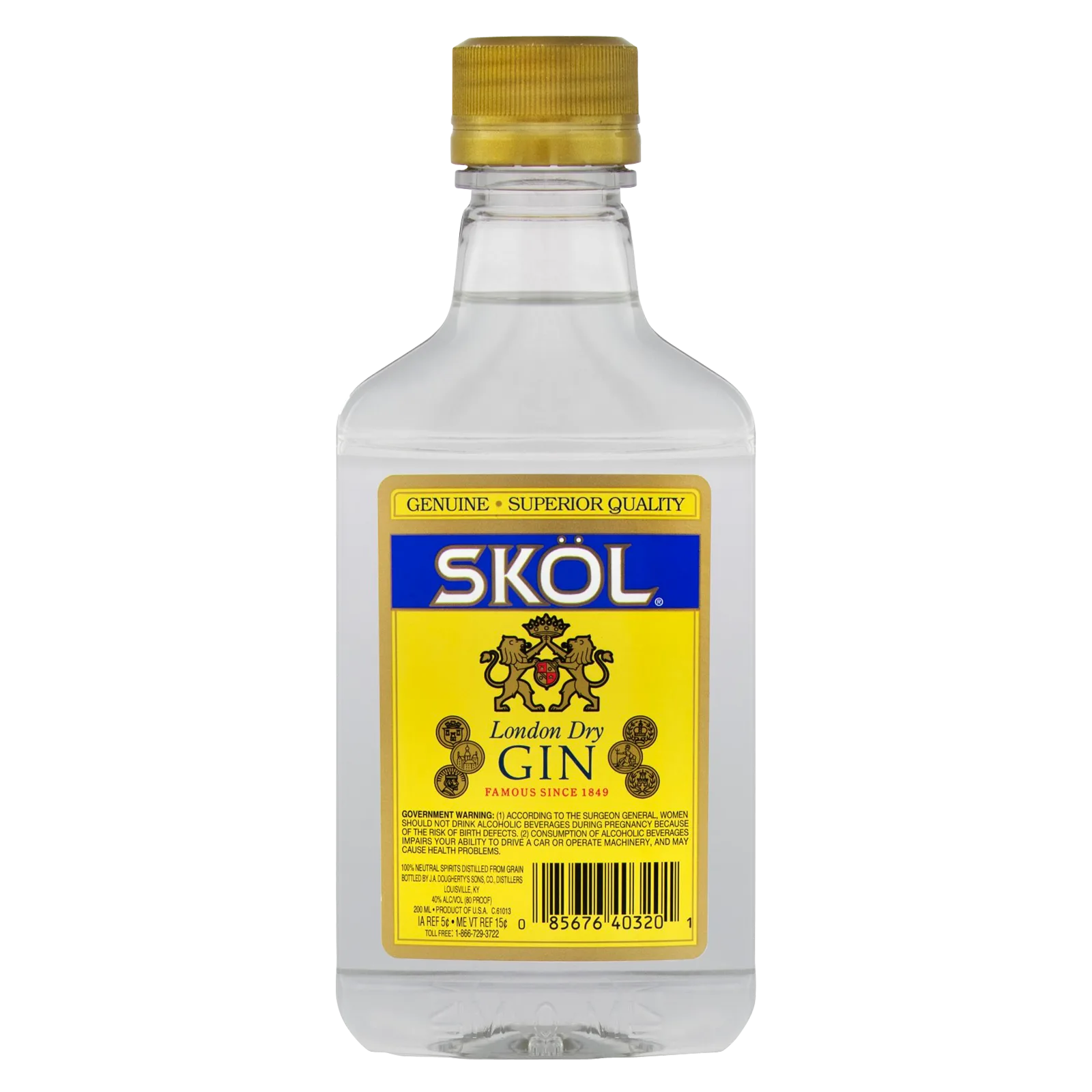 Skol Gin 200ml (80 Proof