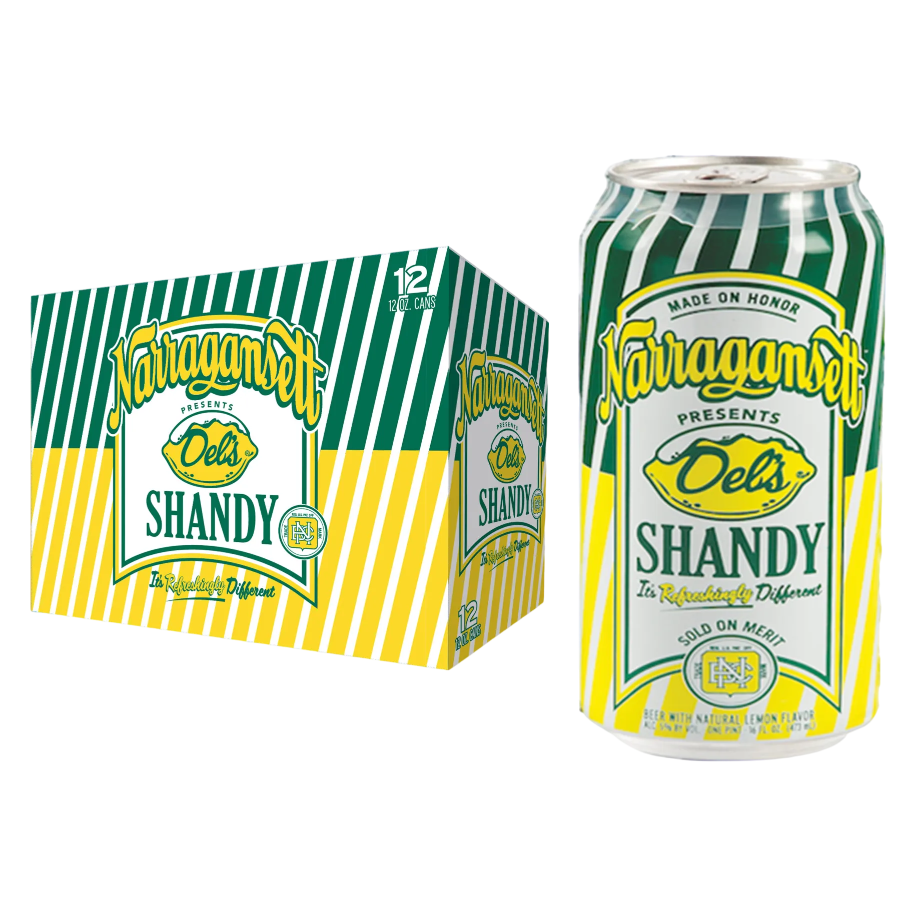 Narragansett Del's Shandy 12pk Can 4.7% ABV