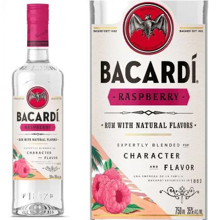 Bacardi Raspberry Rum 750Ml