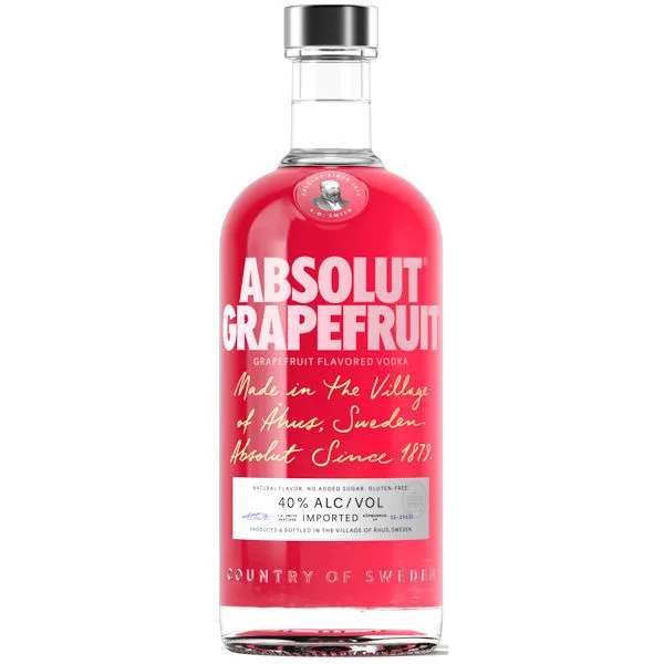 Absolut Grapefruit Flavored Vodka 750Ml