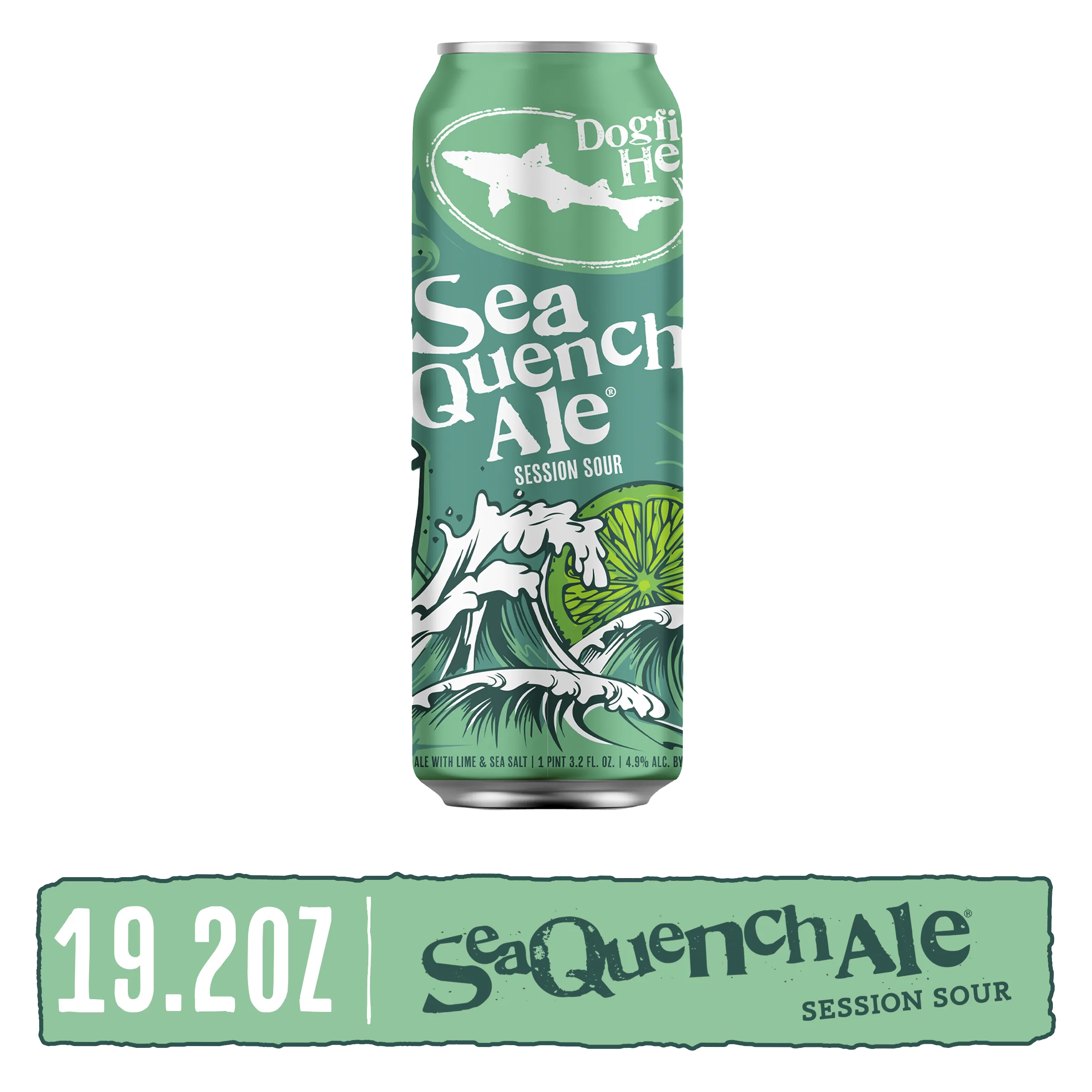 Dogfish Head Brewing Seaquench Ale Session Sour Single 19.2oz Can