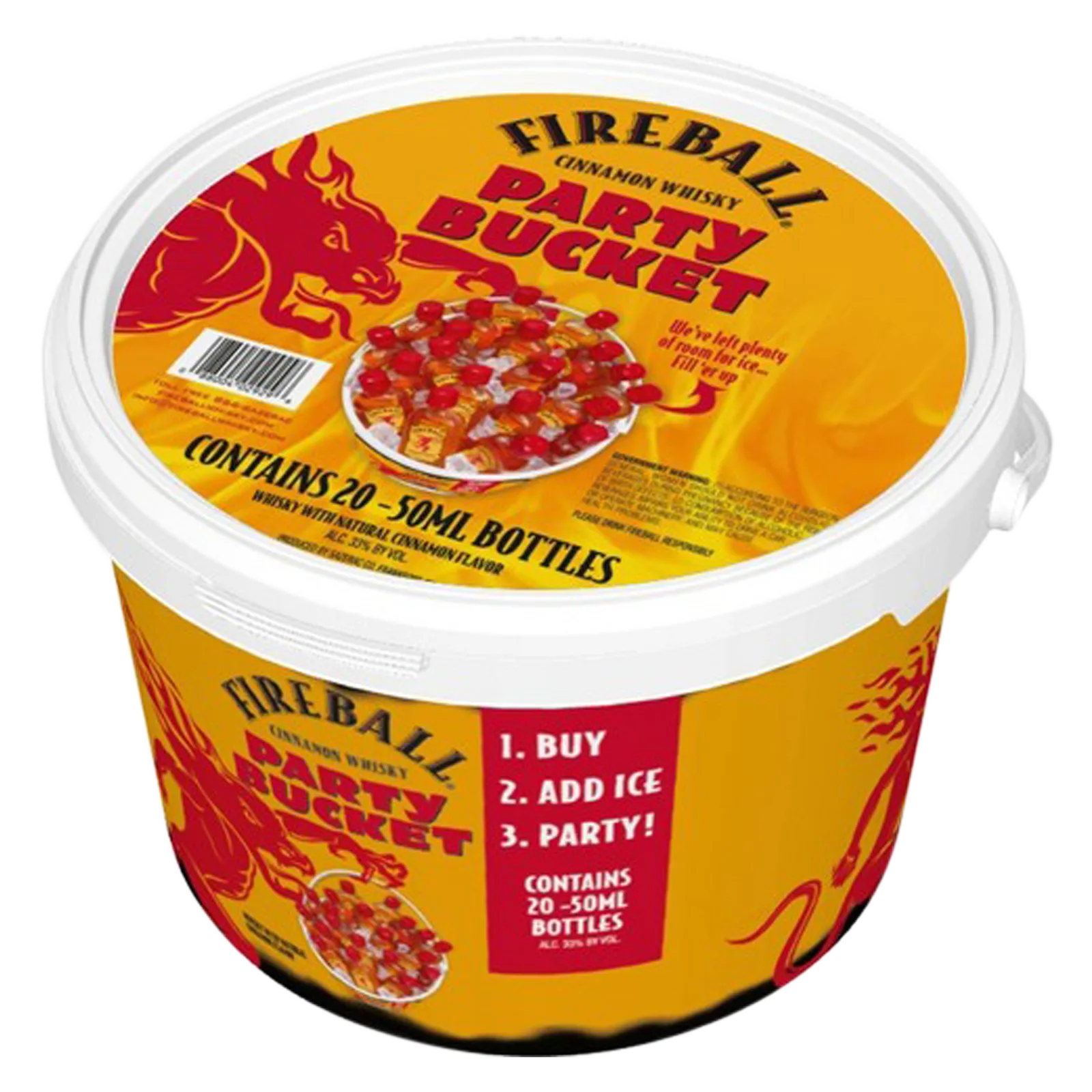 Fireball Party Bucket 20pk (66 Proof