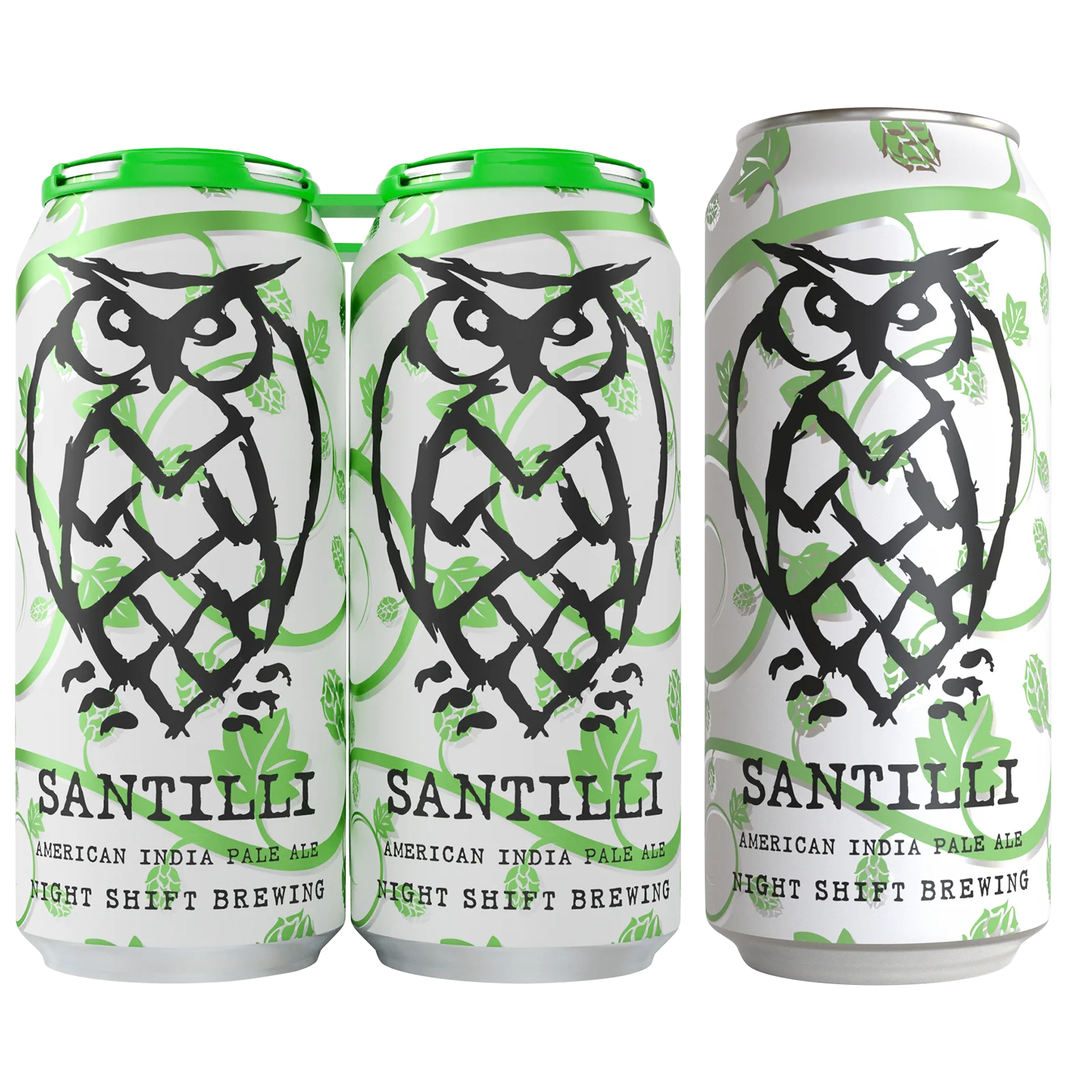 Night Shift Santilli IPA 4pk 16oz 6.0% ABV
