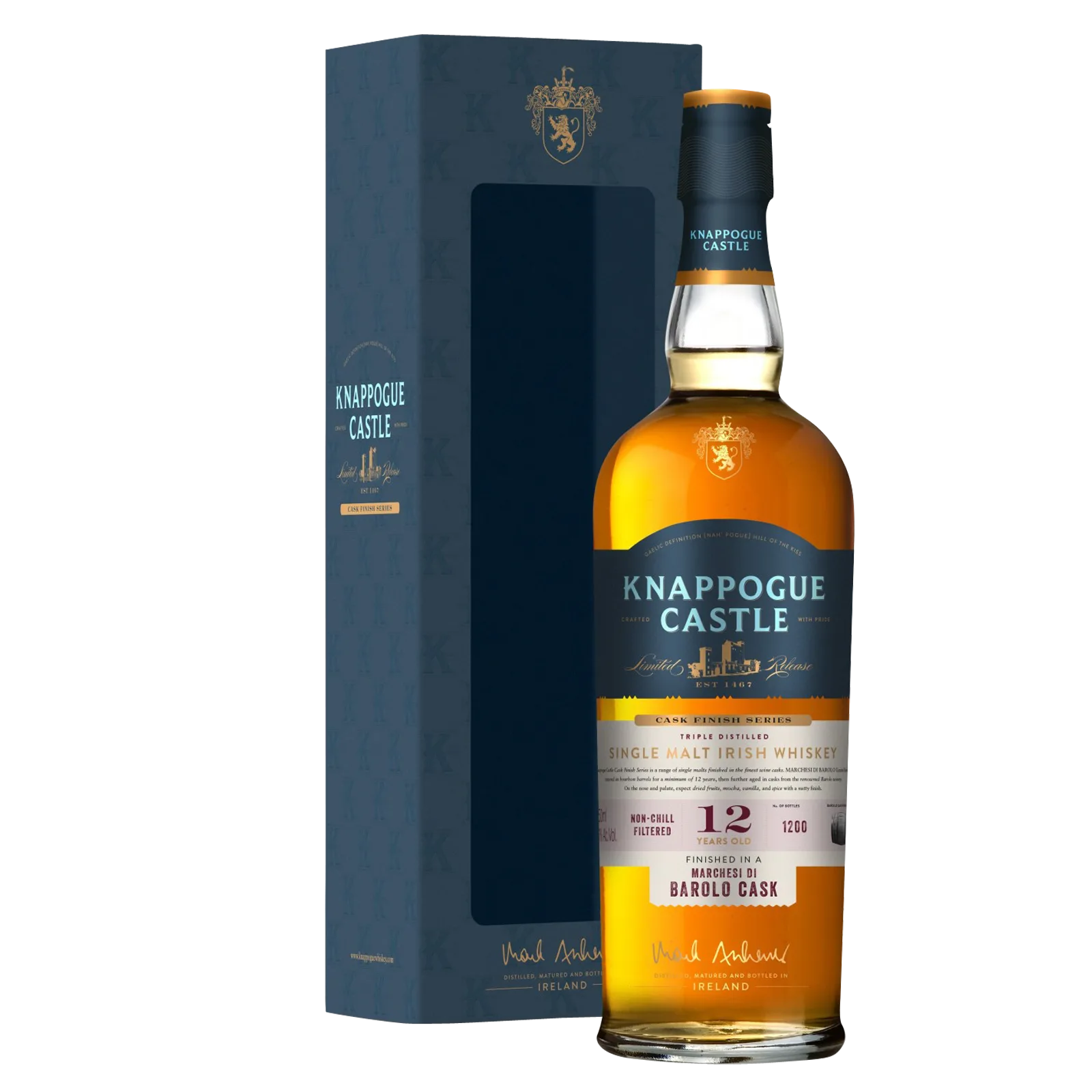 Knappogue Irish Single Malt 12 Yr Barolo