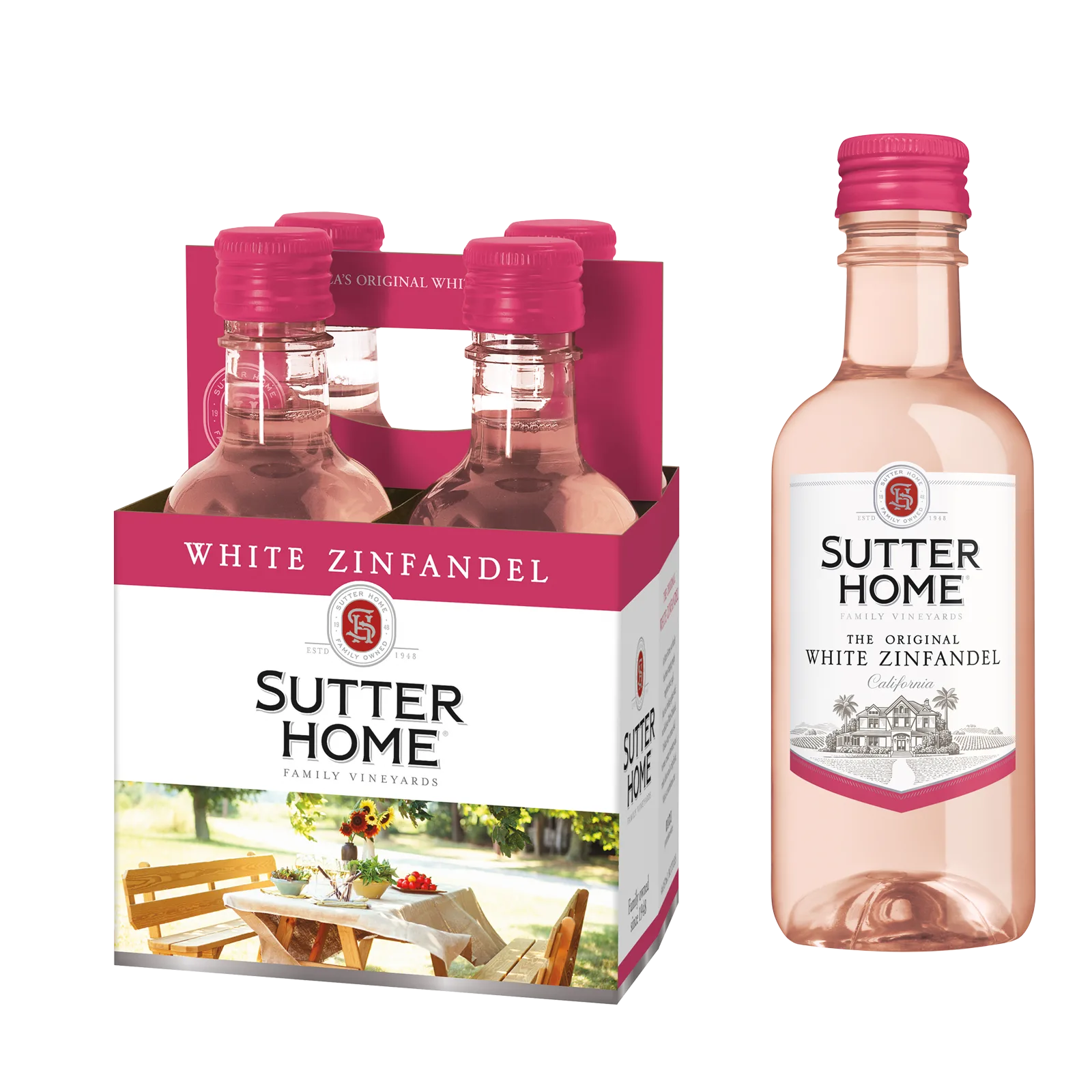 Sutter Home White Zinfandel 4pk