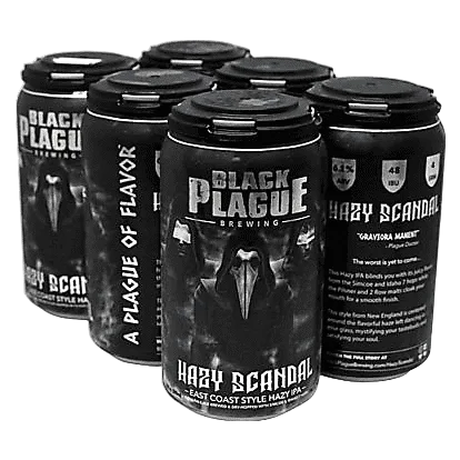 Black Plague Hazy Scandal IPA 6pk Can