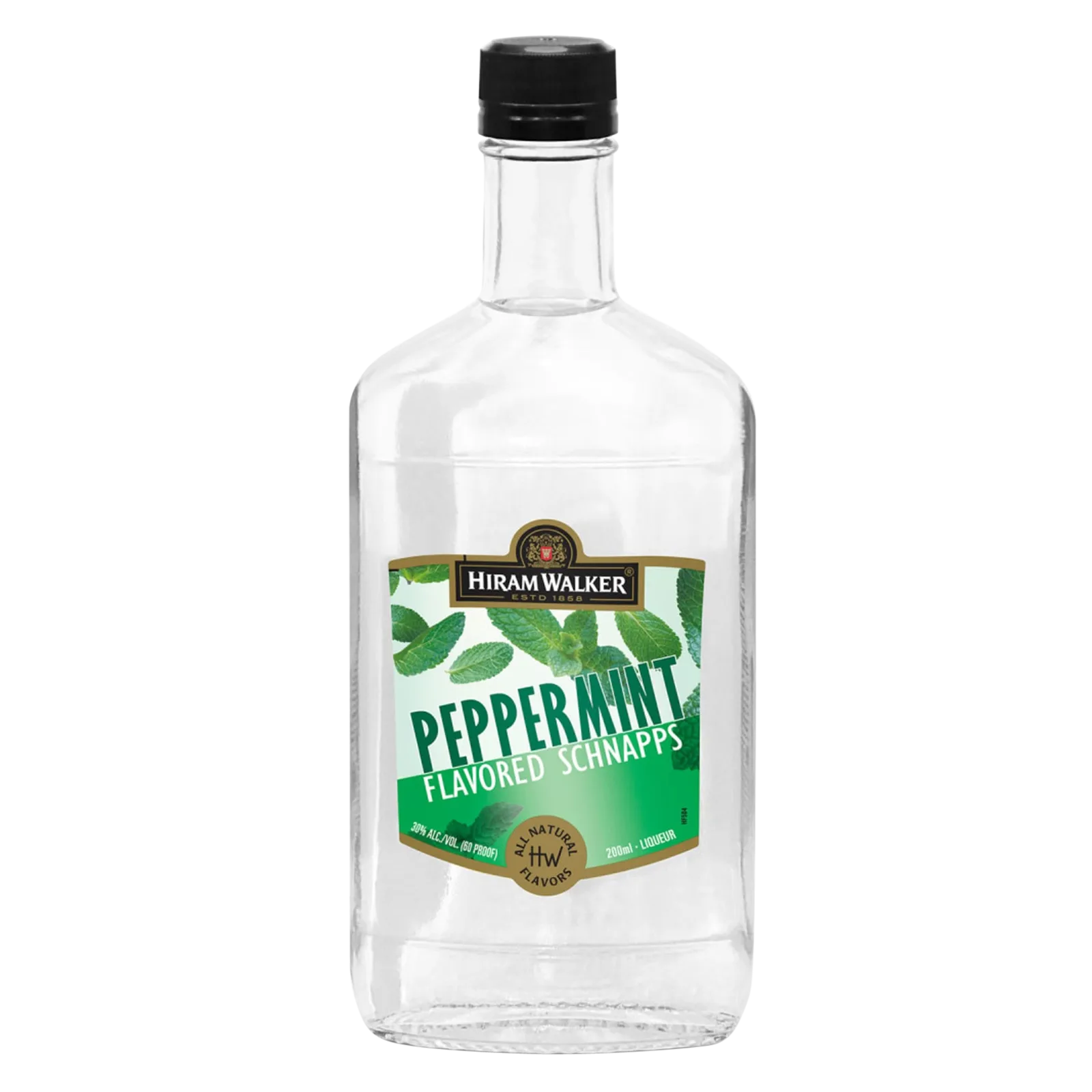 Hiram Walker Peppermint Schnapps 200ml (60 proof