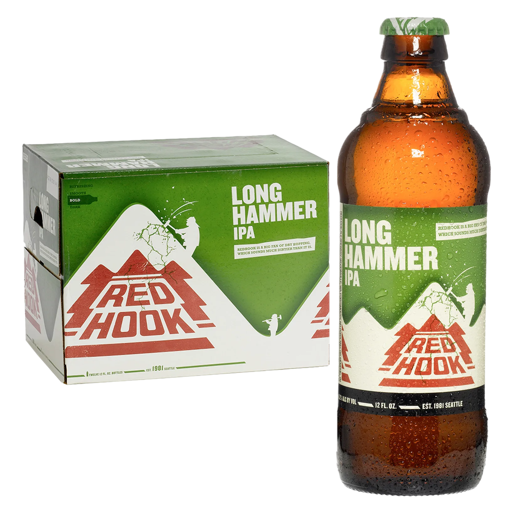 Red Hook Long Hammer IPA 12Pk Btl 6.2% ABV