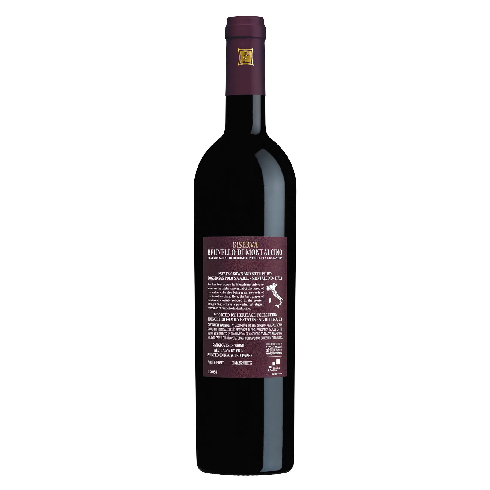 San Polo Brunello di Montalcino Reserva DOCG 2012