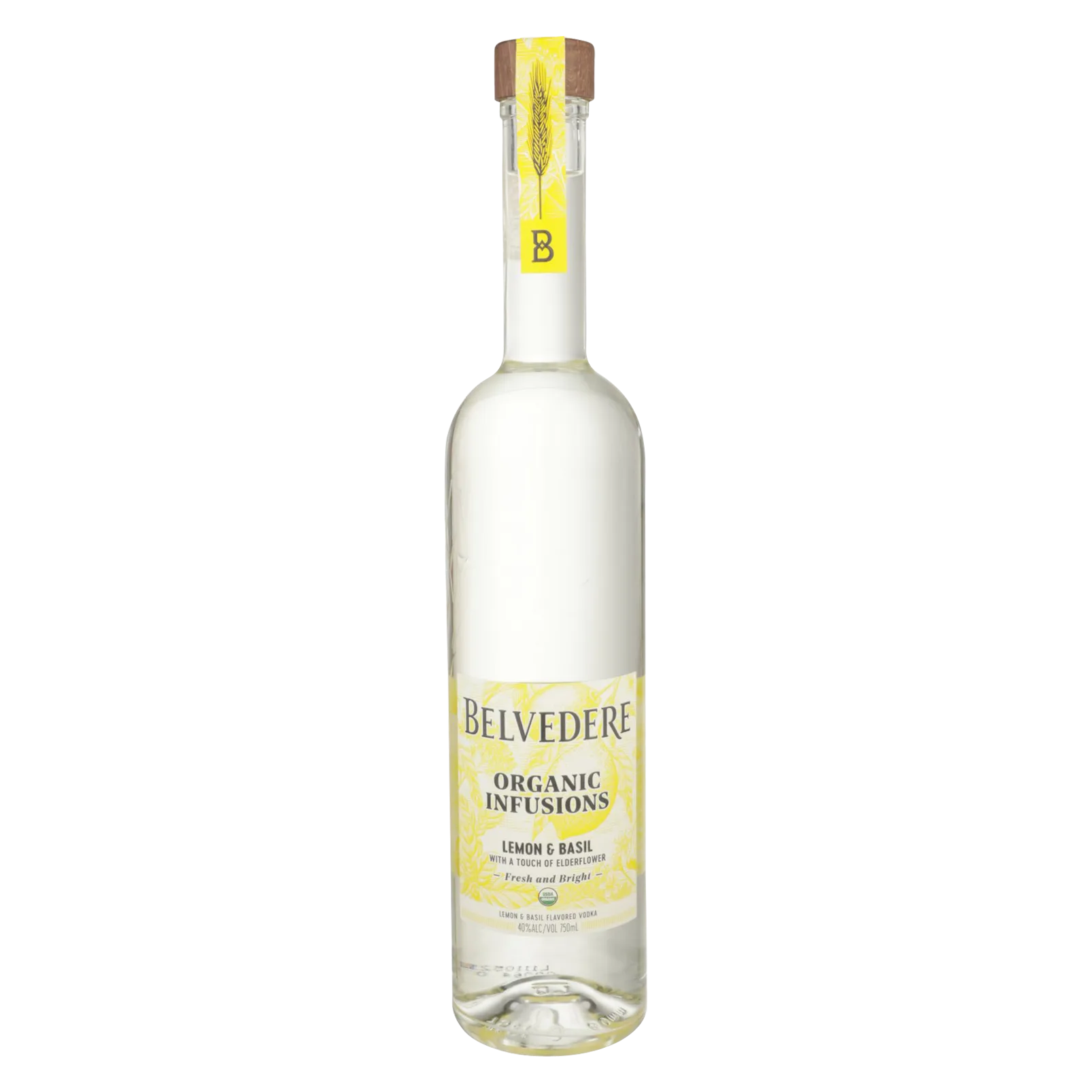 Belvedere Organic Vodka Infused Lemon, Basil, & Elderflower