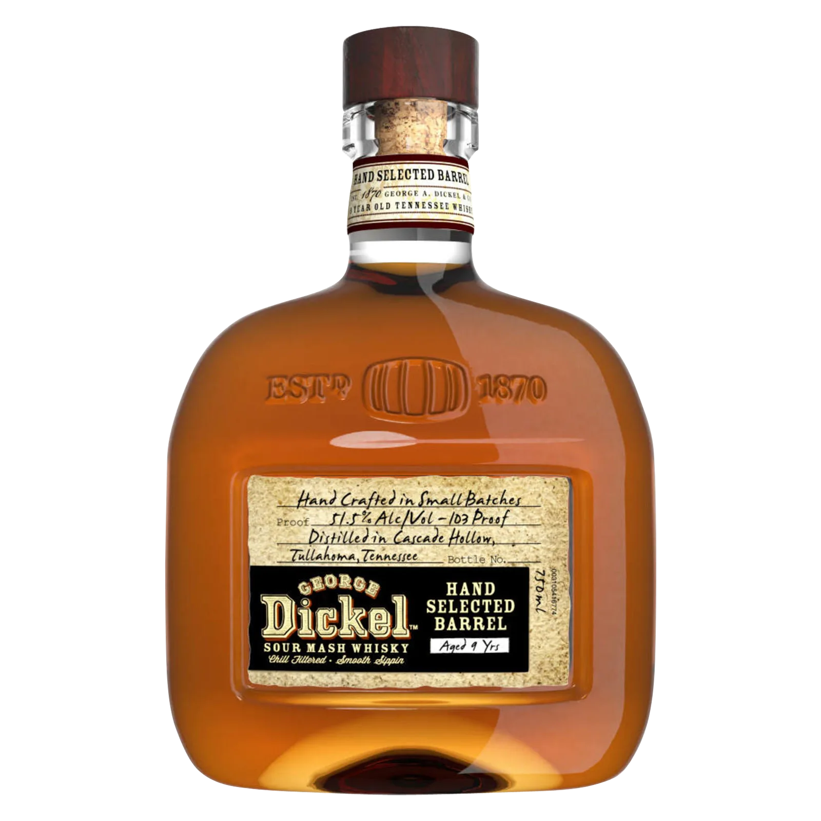 George Dickel 9 Yr Single Barrel Bourbon