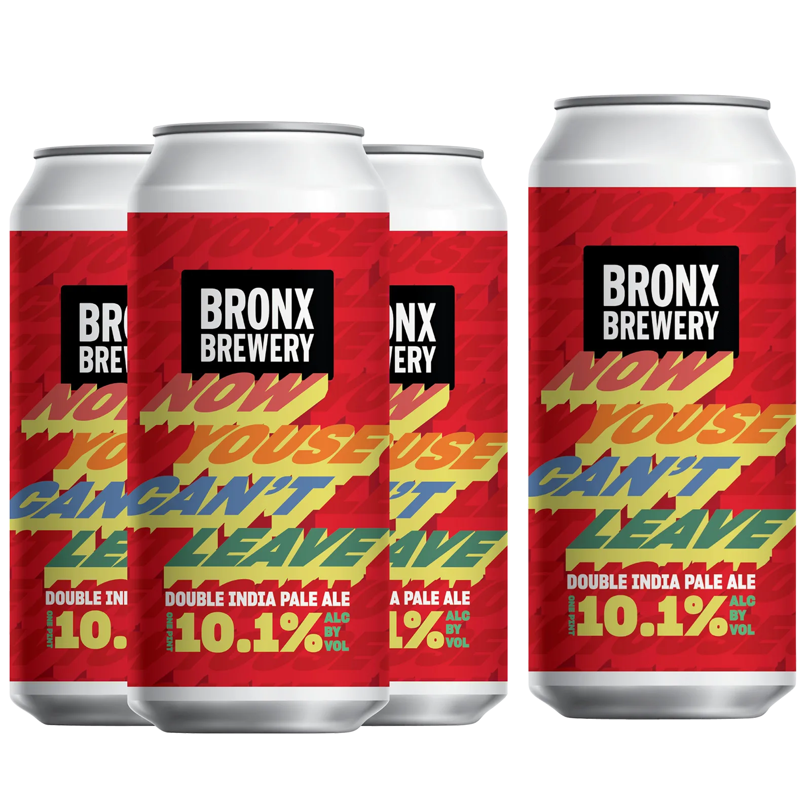 The Bronx Brewery Now Youse Can't Leave Double IPA 4pk Can 10.1% ABV