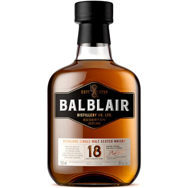 Balblair 18 Year Old Highland Single Malt Scotch 750Ml