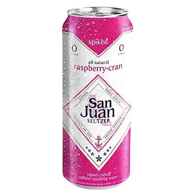 San Juan Seltzer Raspberry-Cran (16 OZ CAN)