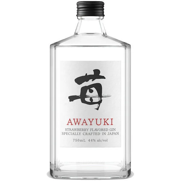 Awayuki Japanese Strawberry Gin 750Ml