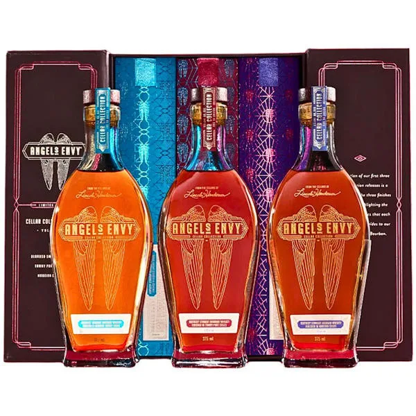 Angels Envy Cellar Collection Series Volumes 1 3 Bourbon Whiskey 375Ml