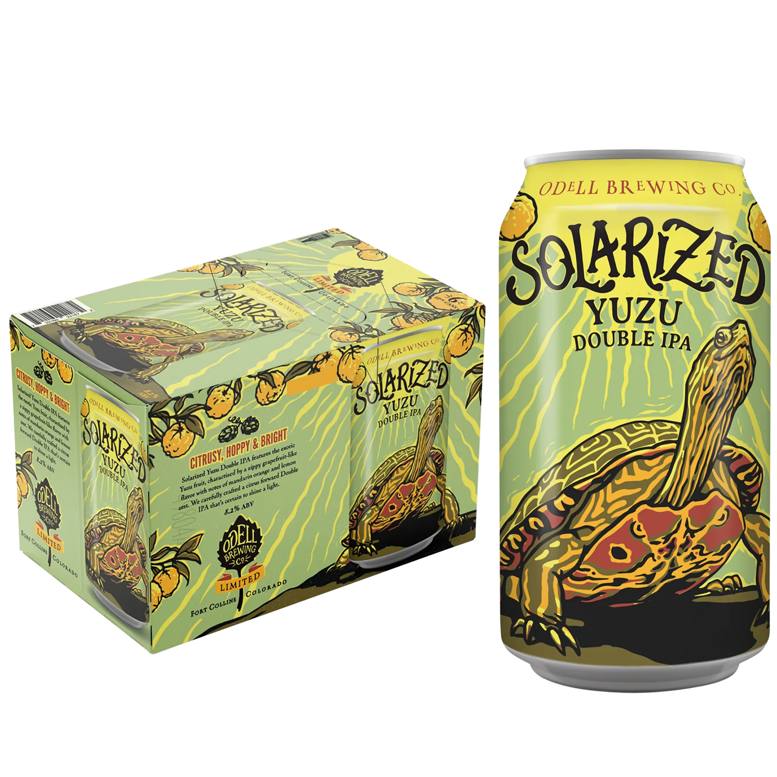 Odell Solarized Yuzu Double IPA 6pk Can 8.2% ABV