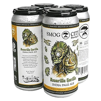 Smog City Amarilla Gorilla IPA 4pk 16oz Can