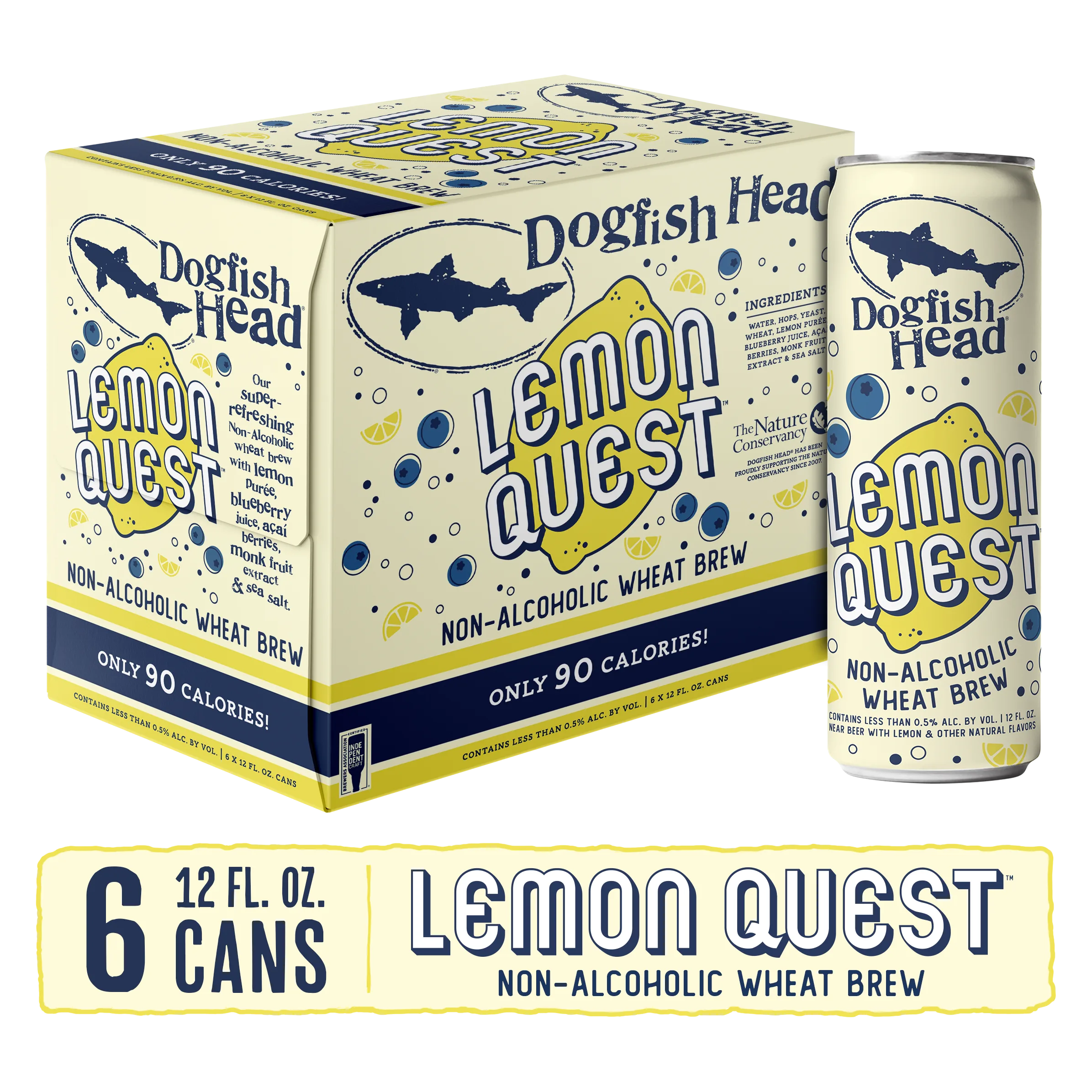 Dogfish Head Brewing Lemon Quest Non-Alcoholic (6PKC 12 OZ)