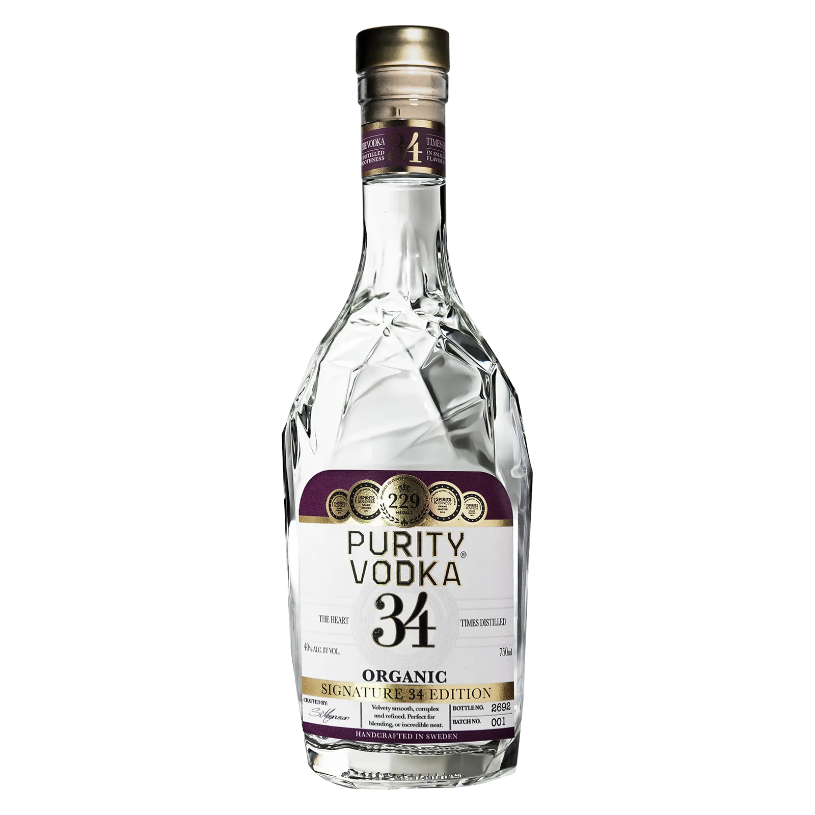 Purity Organic Vodka