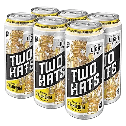 Two Hats Pineapple 6pk Cans (6PKC