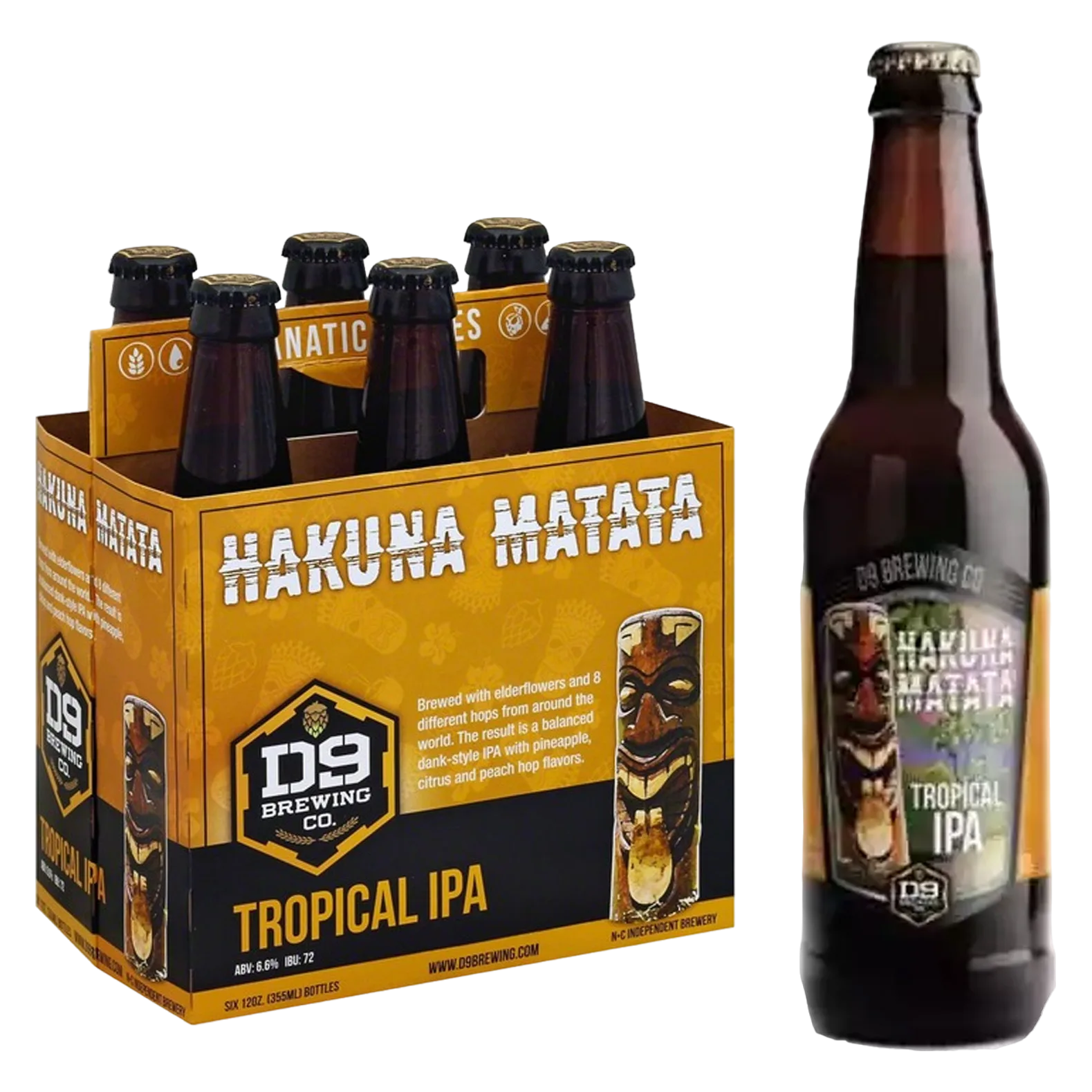D9 Hakuna Matata IPA 6 Pack Bottles