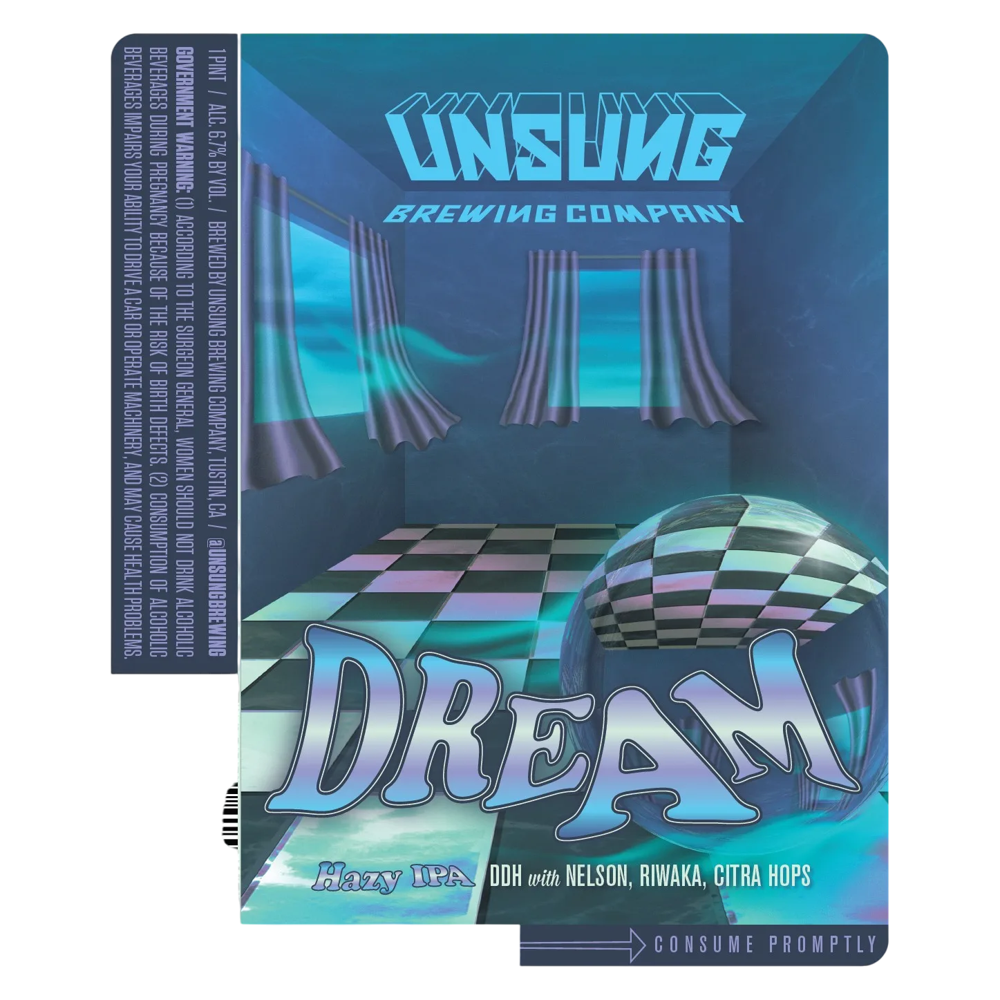 UNSUNG ROTATING HAZY IPA 4PKC