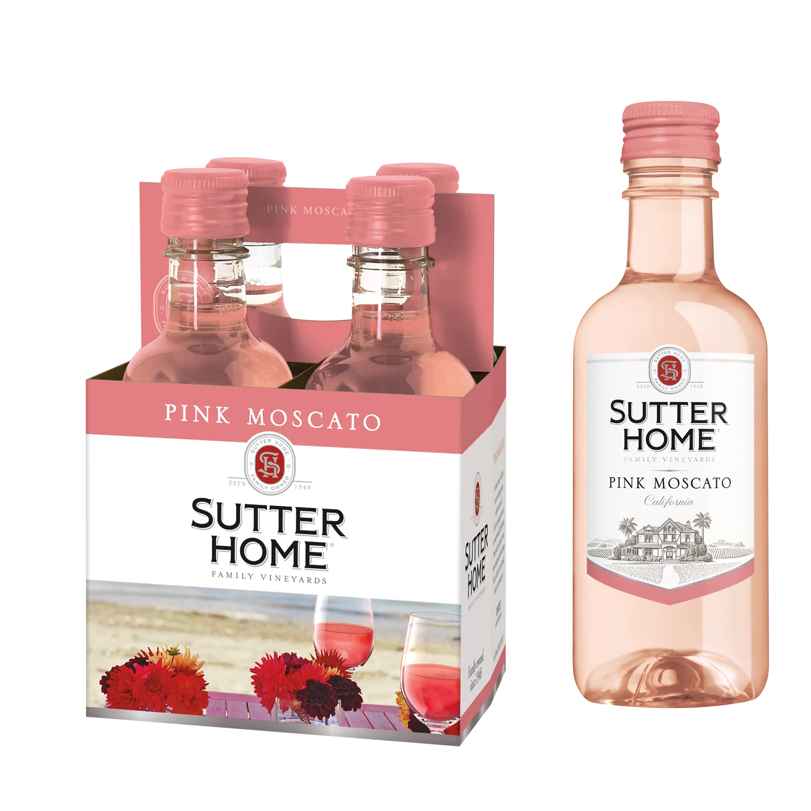 Sutter Home Pink Moscato 4pk
