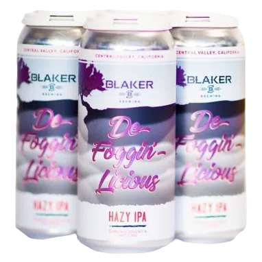 Blaker Brewing Rotating Hazy IPA - De-Foggin'-Licious 4pk