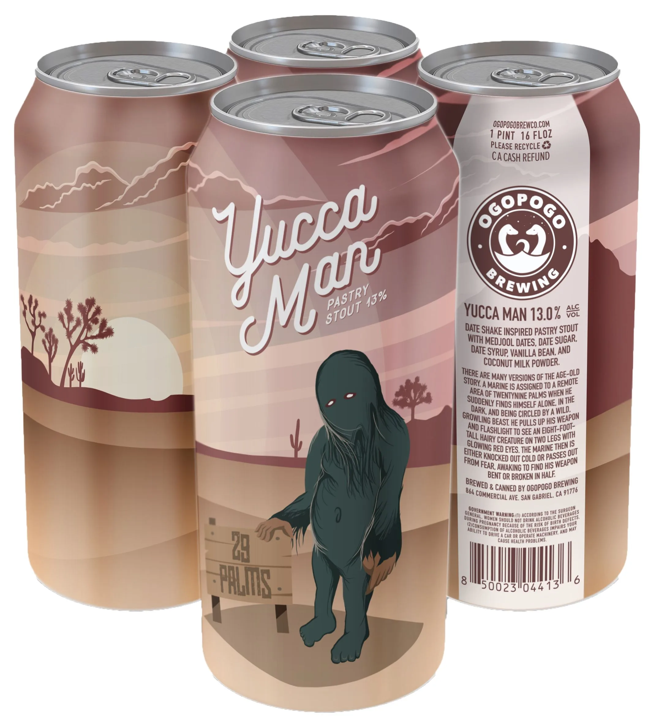 Ogopogo Brewing Yucca Man Pastry Stout (4Pkc