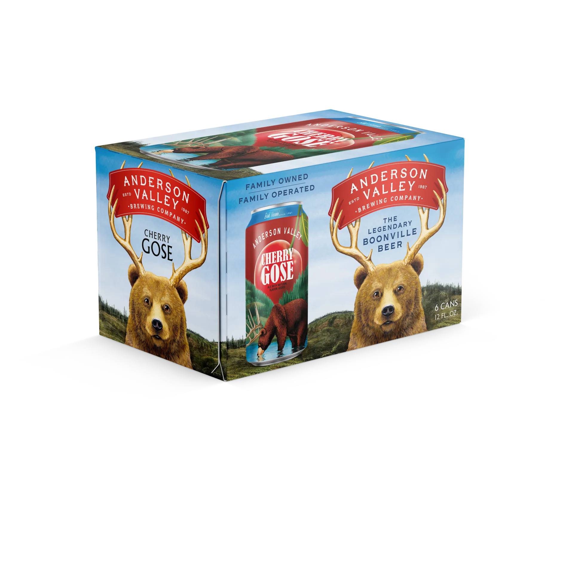 Anderson Valley Brewing Cherry Gose 6pk Can