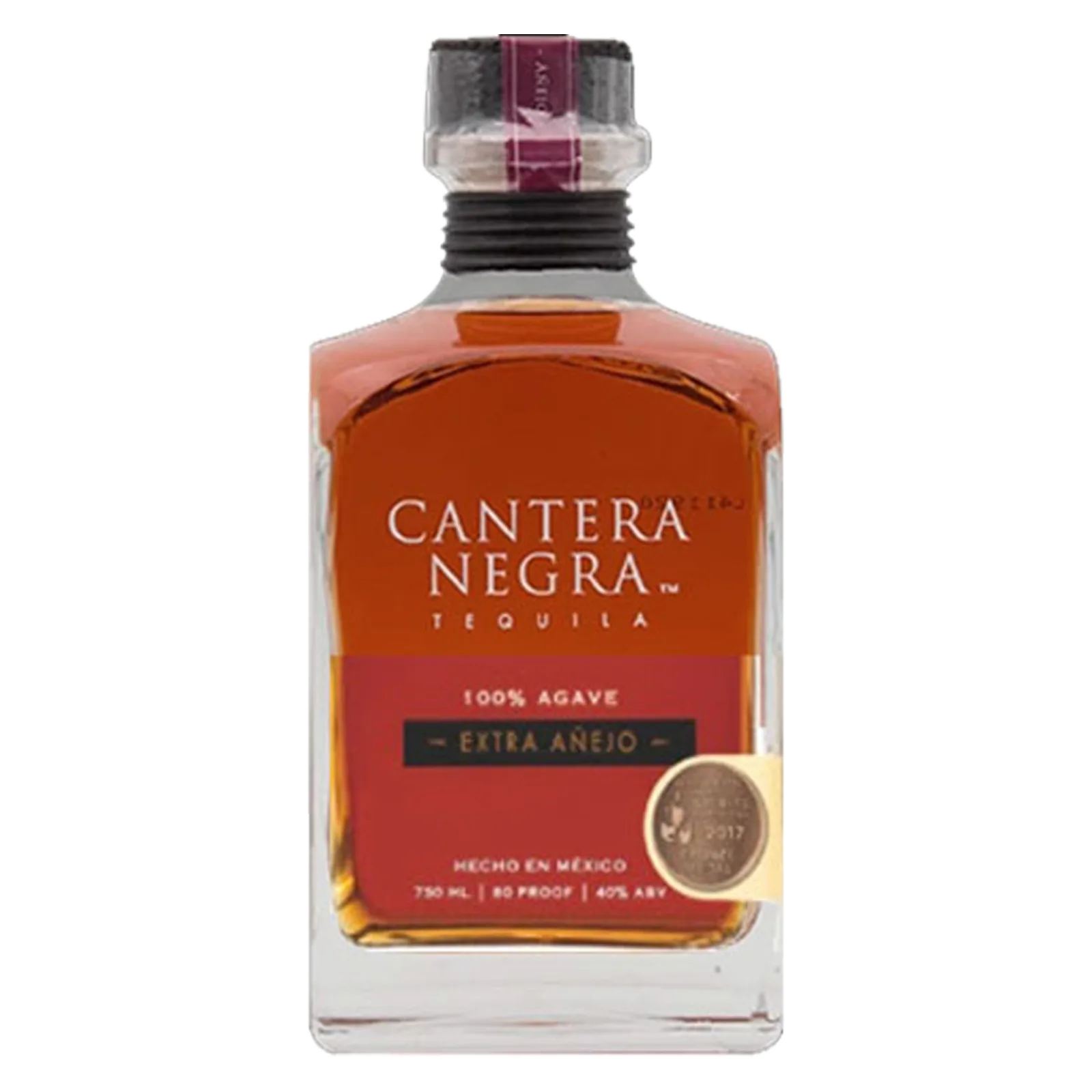 Cantera Negra Extra Anejo Tequila (80 proof