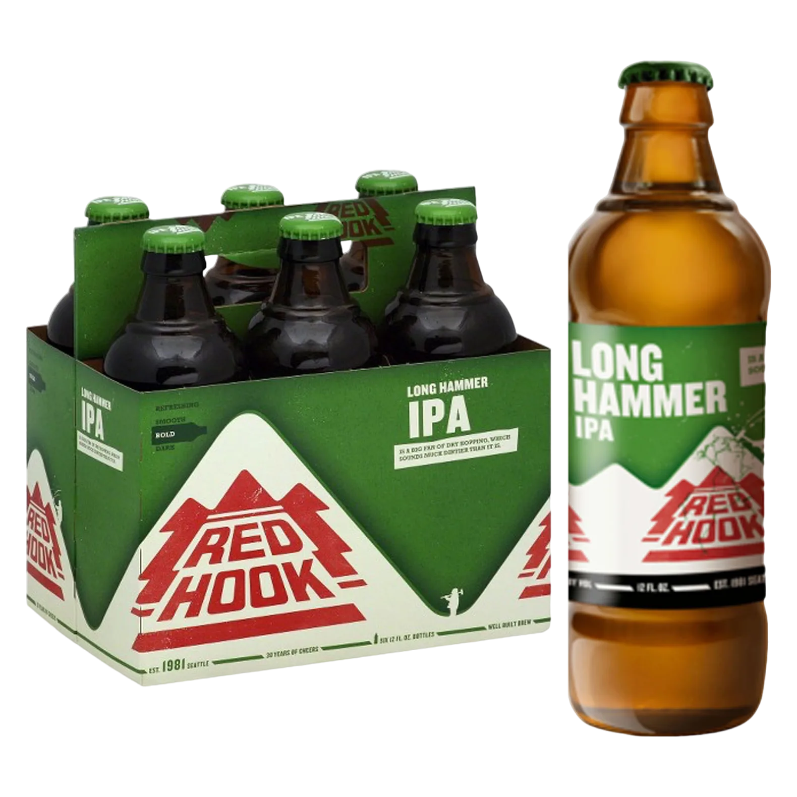 Red Hook Long Hammer IPA 6pk Btl 6.2% ABV