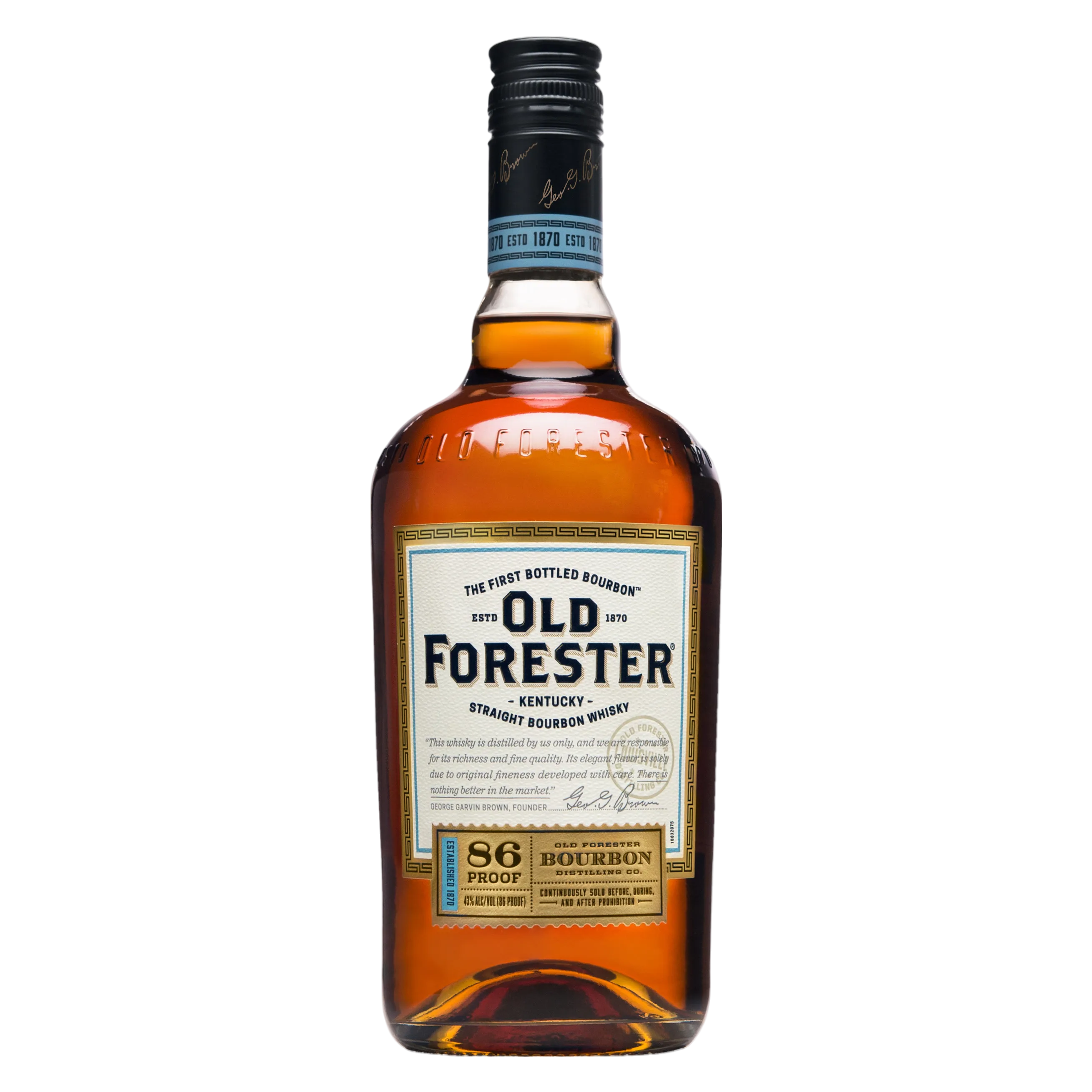 Old Forester 86 Proof Kentucky Straight Bourbon Whisky, , 86 Proof