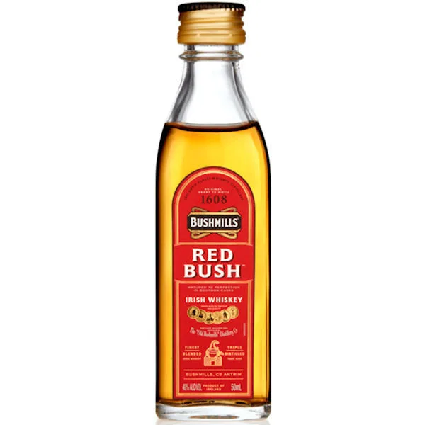 50Ml Mini Bushmills Red Bush Irish Whiskey