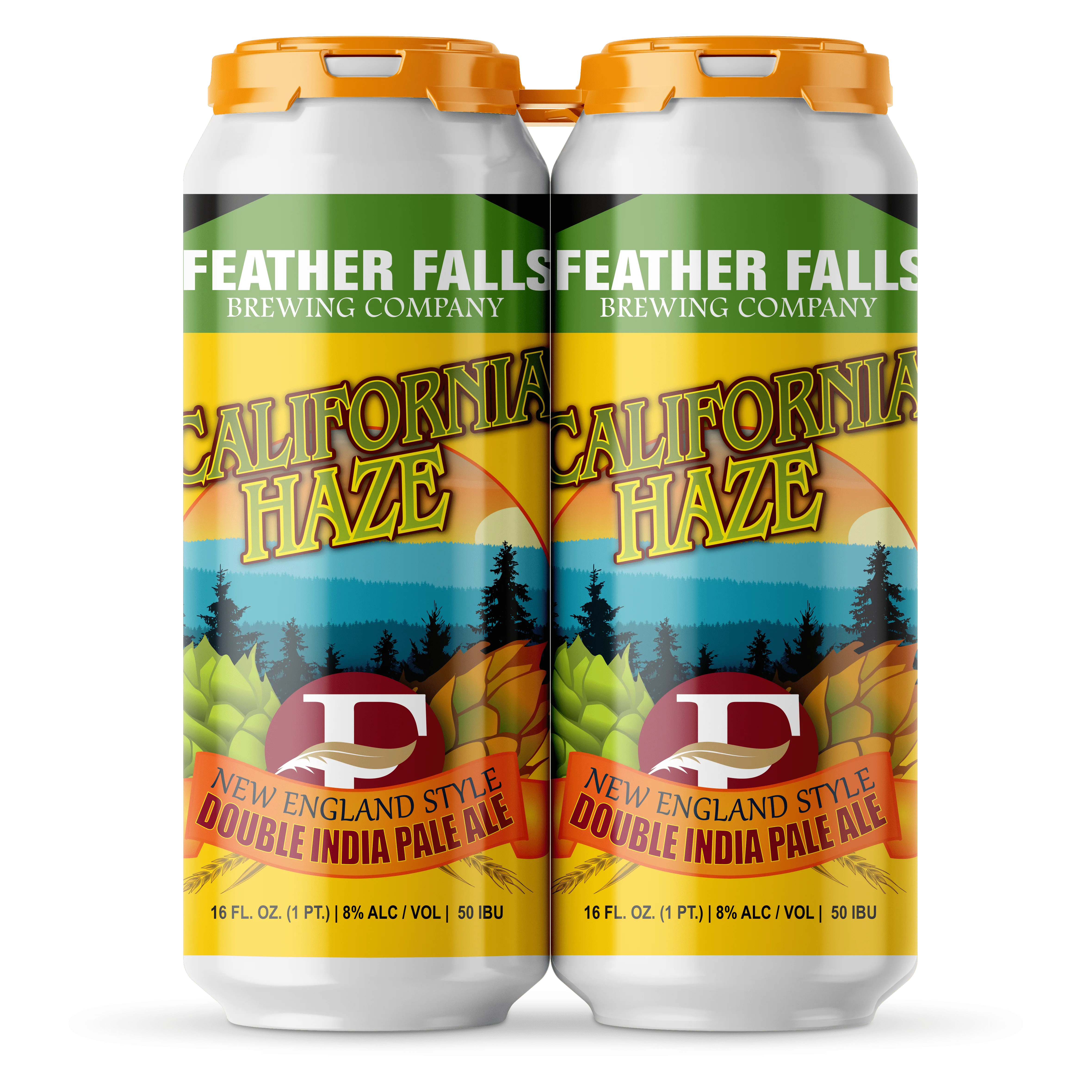 Feather Falls California Haze Double IPA 4pk 16oz Can