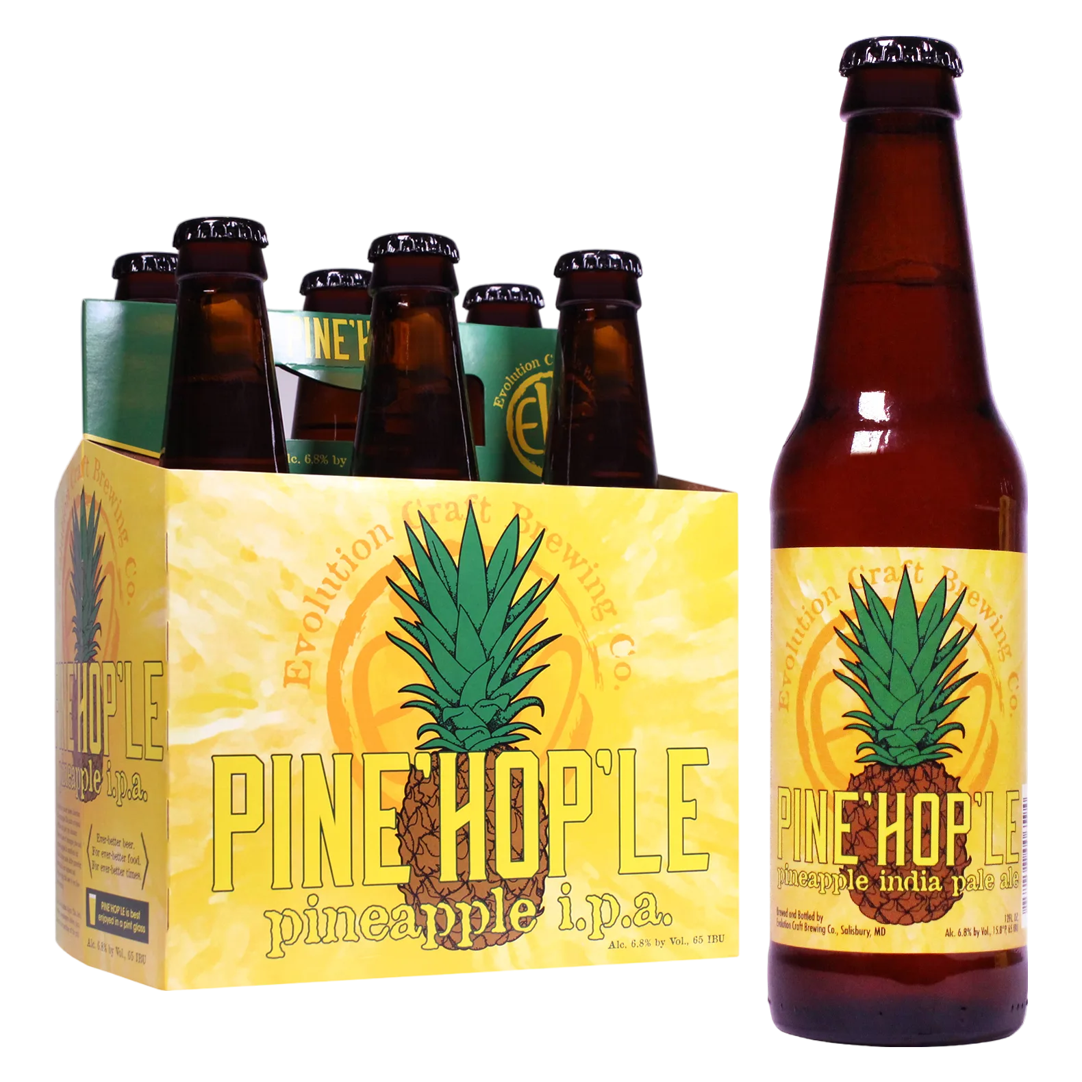 Evolution Pine Hop'le 6 Pack Bottles