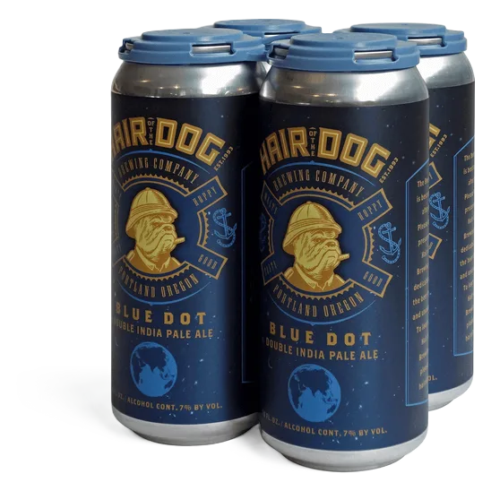 Hair of the Dog Blue Dot Double IPA (4PKC