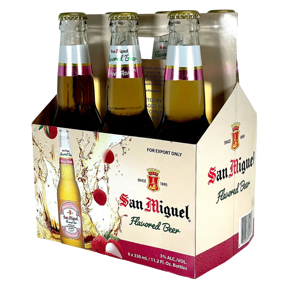 San Miguel Lychee Flavored Beer 6pk