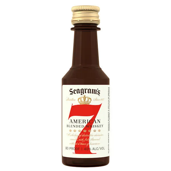50Ml Mini Seagrams 7 Crown Blended Whiskey