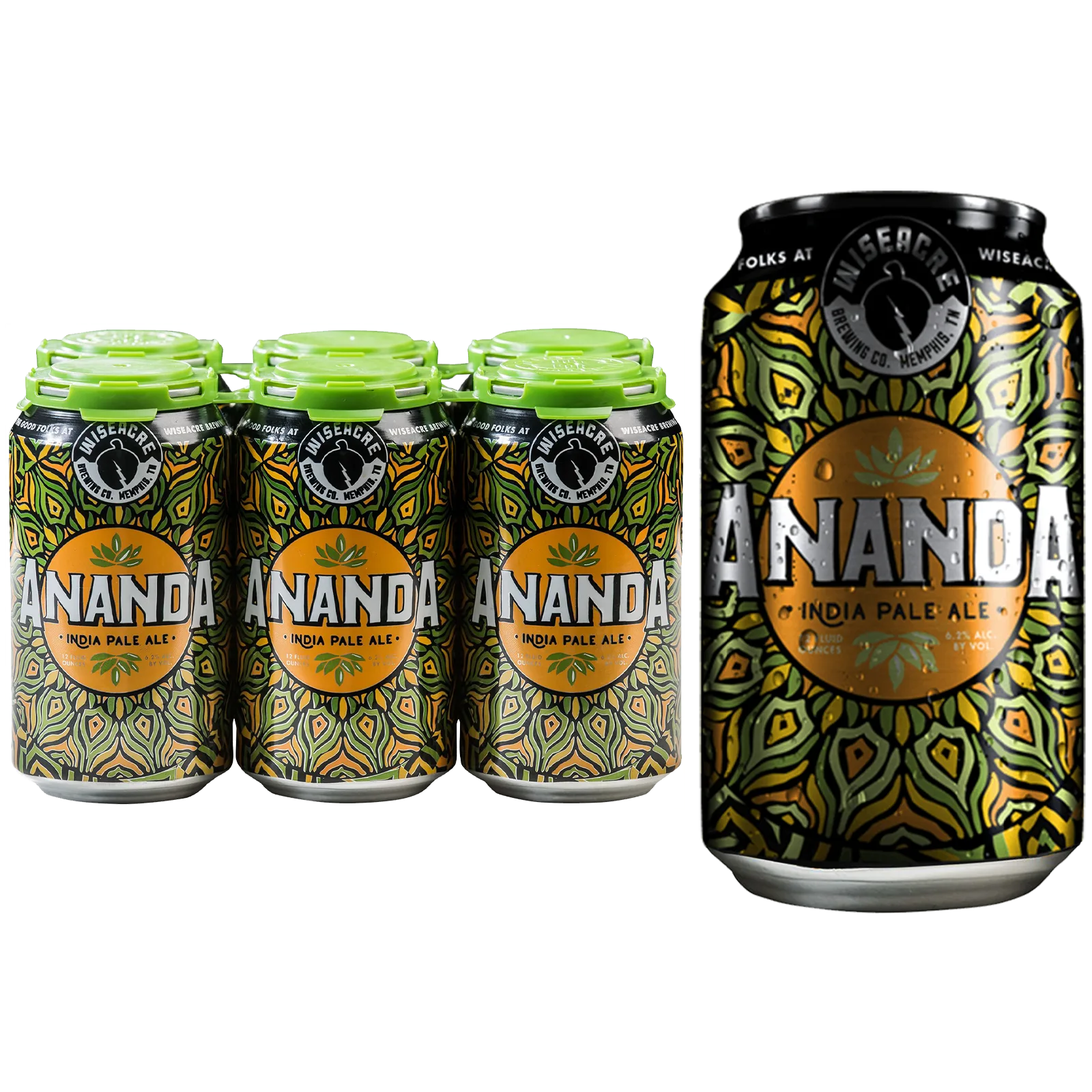 Wiseacre Ananda IPA 6pk Can 6.2% ABV