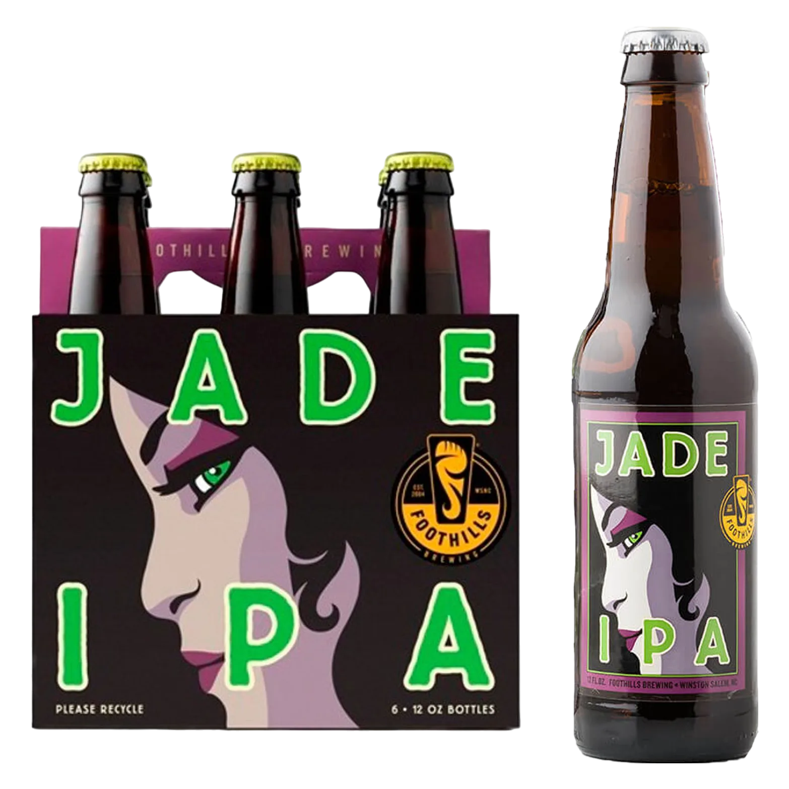Foothills Jade IPA 6pk Btl 7.4% ABV