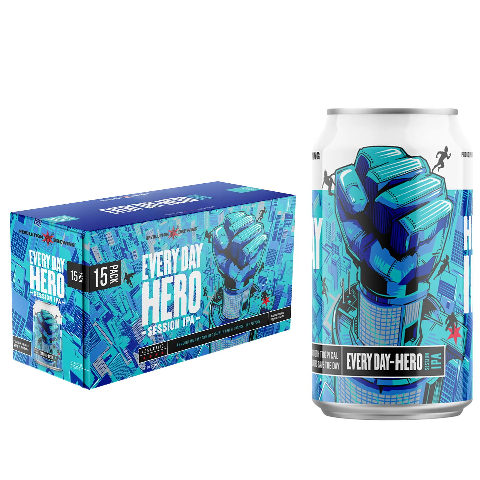 Revolution Every Day Hero 15pk Cans 4.3% ABV