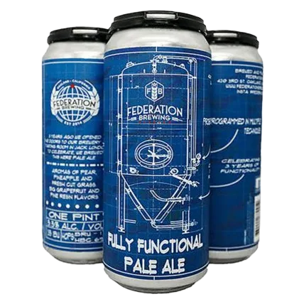 Federation Brewing Fully Functional Pale Ale (4PKC