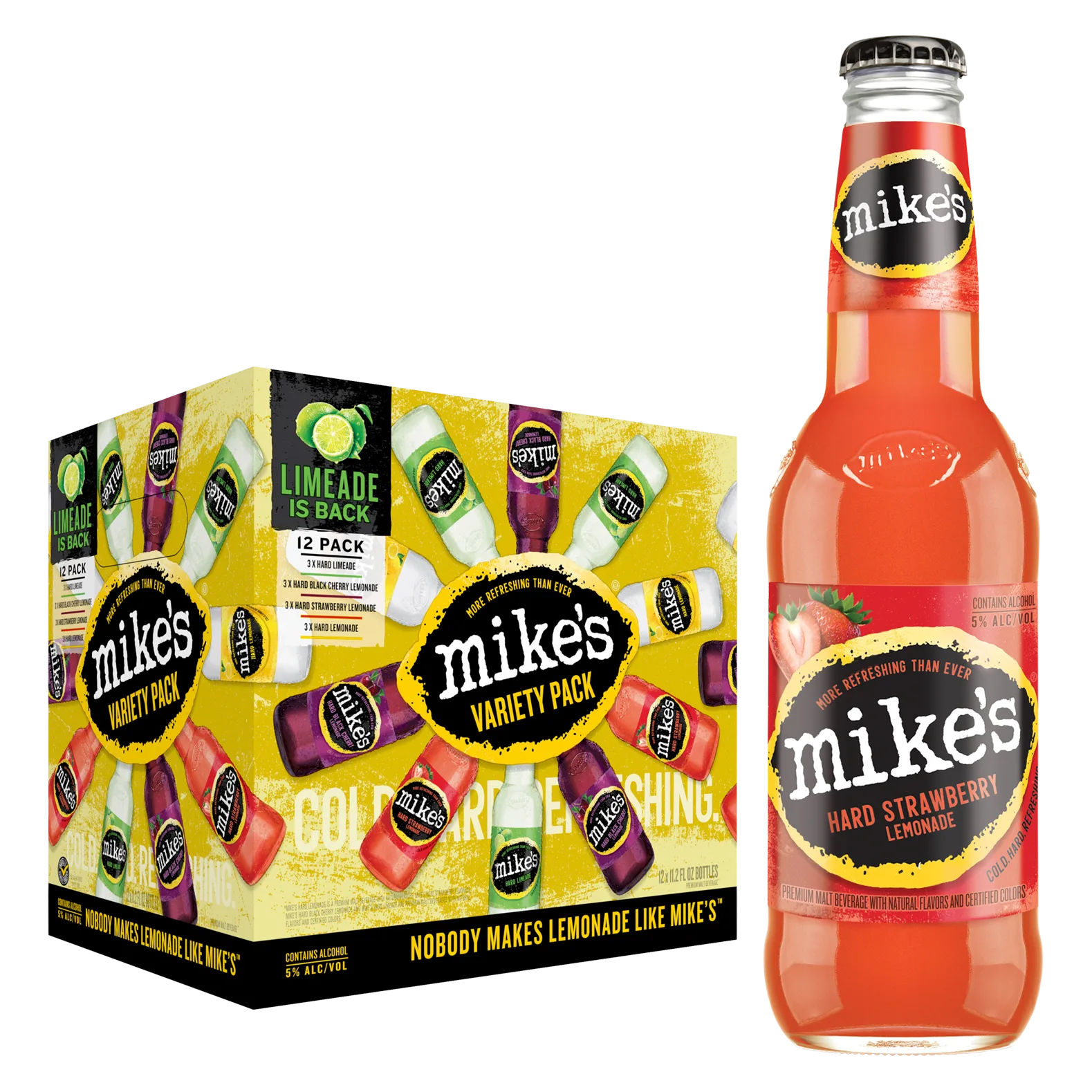 Mike's Hard Variety Party 12pk 11.2oz Btl 5.0% ABV