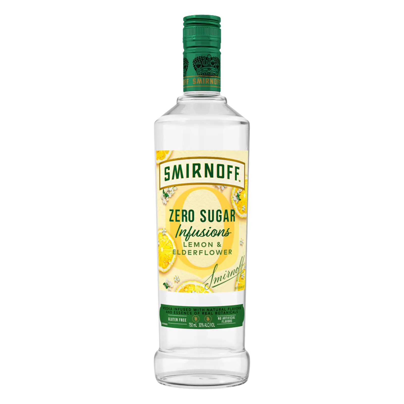 Smirnoff Zero Sugar Infusions Lemon & Elderflower (60 Proof