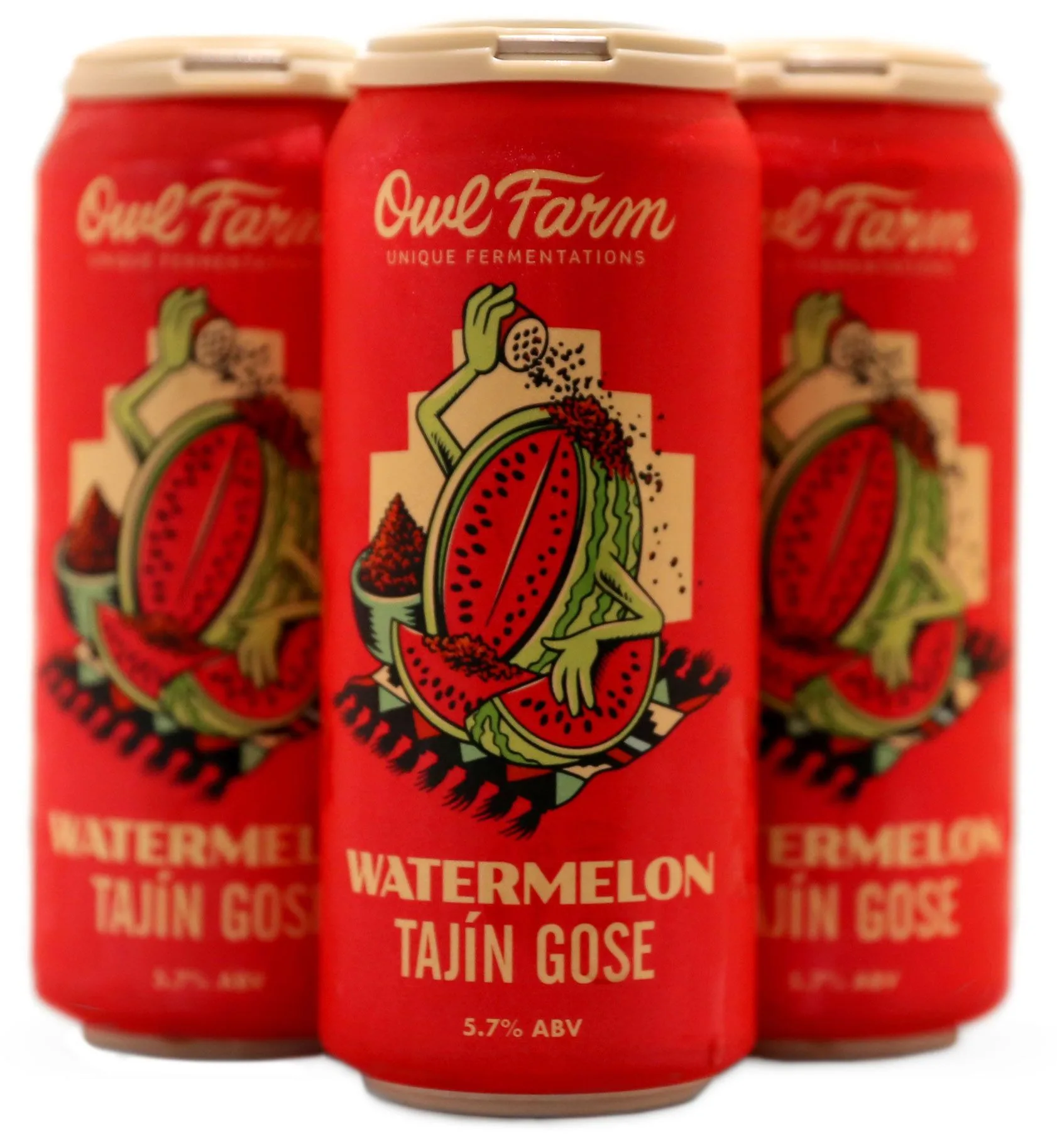 Owl Farm Watermelon Tajin Gose (4Pkc 16 Oz